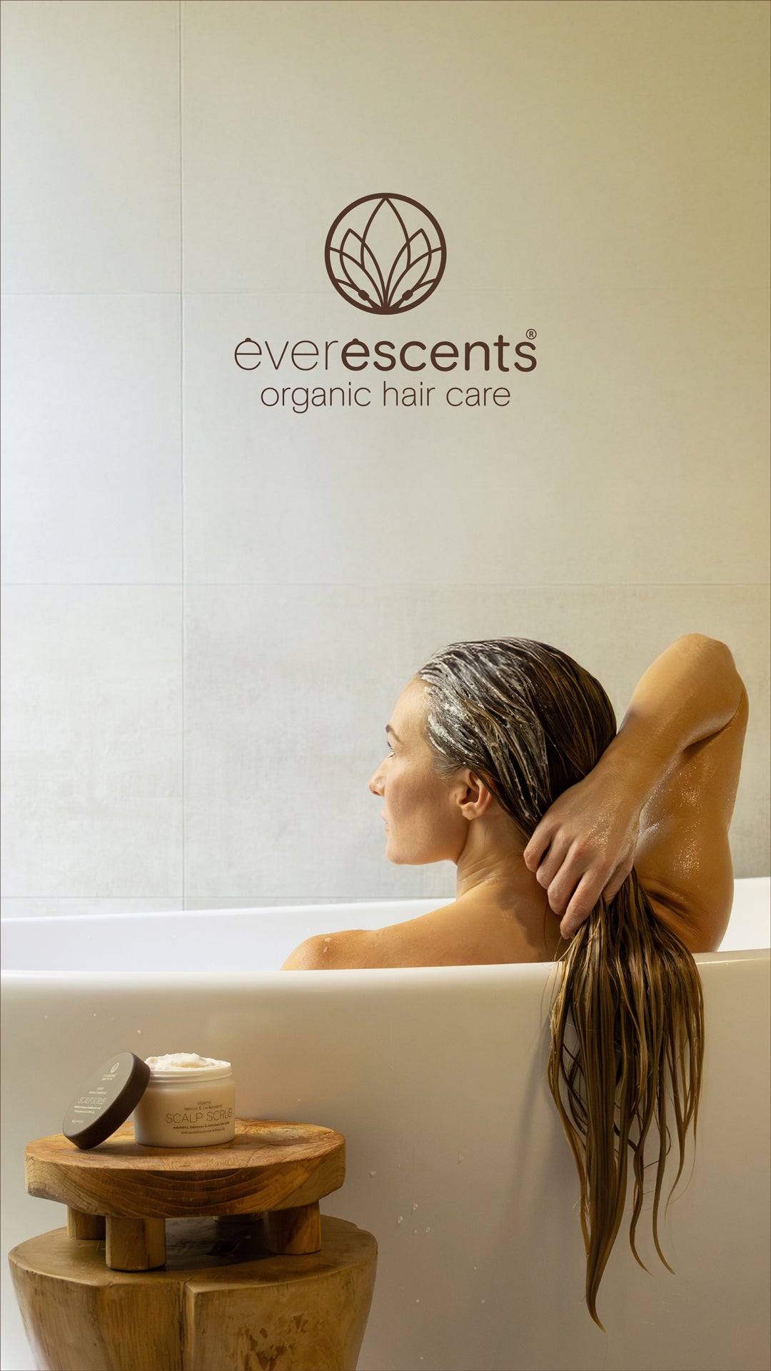 EverEscents Organic Lemon & Cedarwood Scalp Scrub 180g