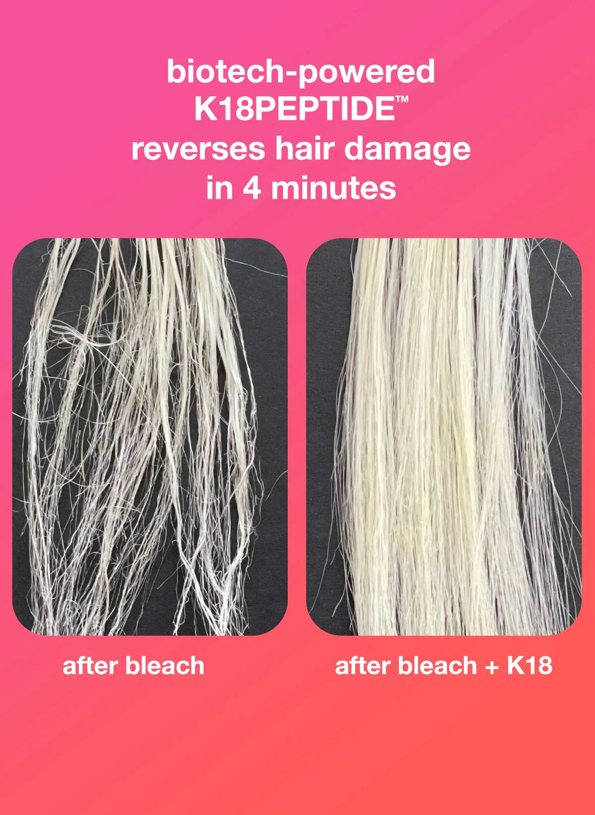 K18Peptide™ leave-in molecular repair hair mask