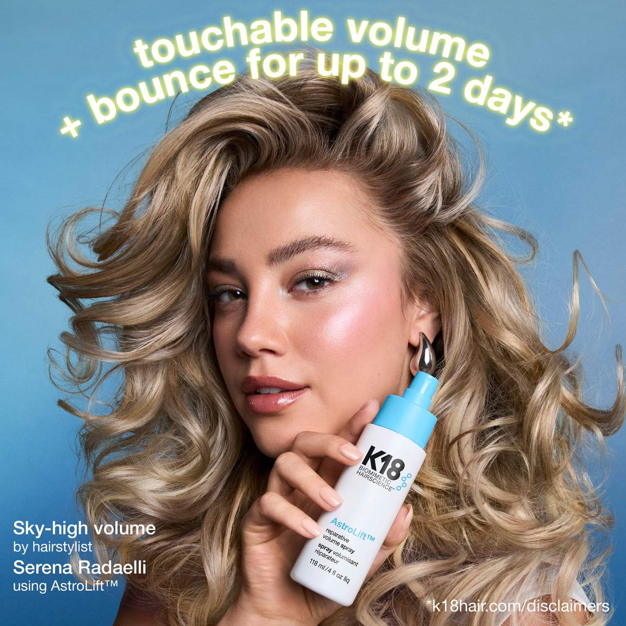 K18 Biomimetic Hairscience AstroLift™ Reparative Volume Spray