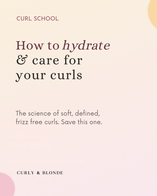 Curl School: Hydrate & Care for Your Curls