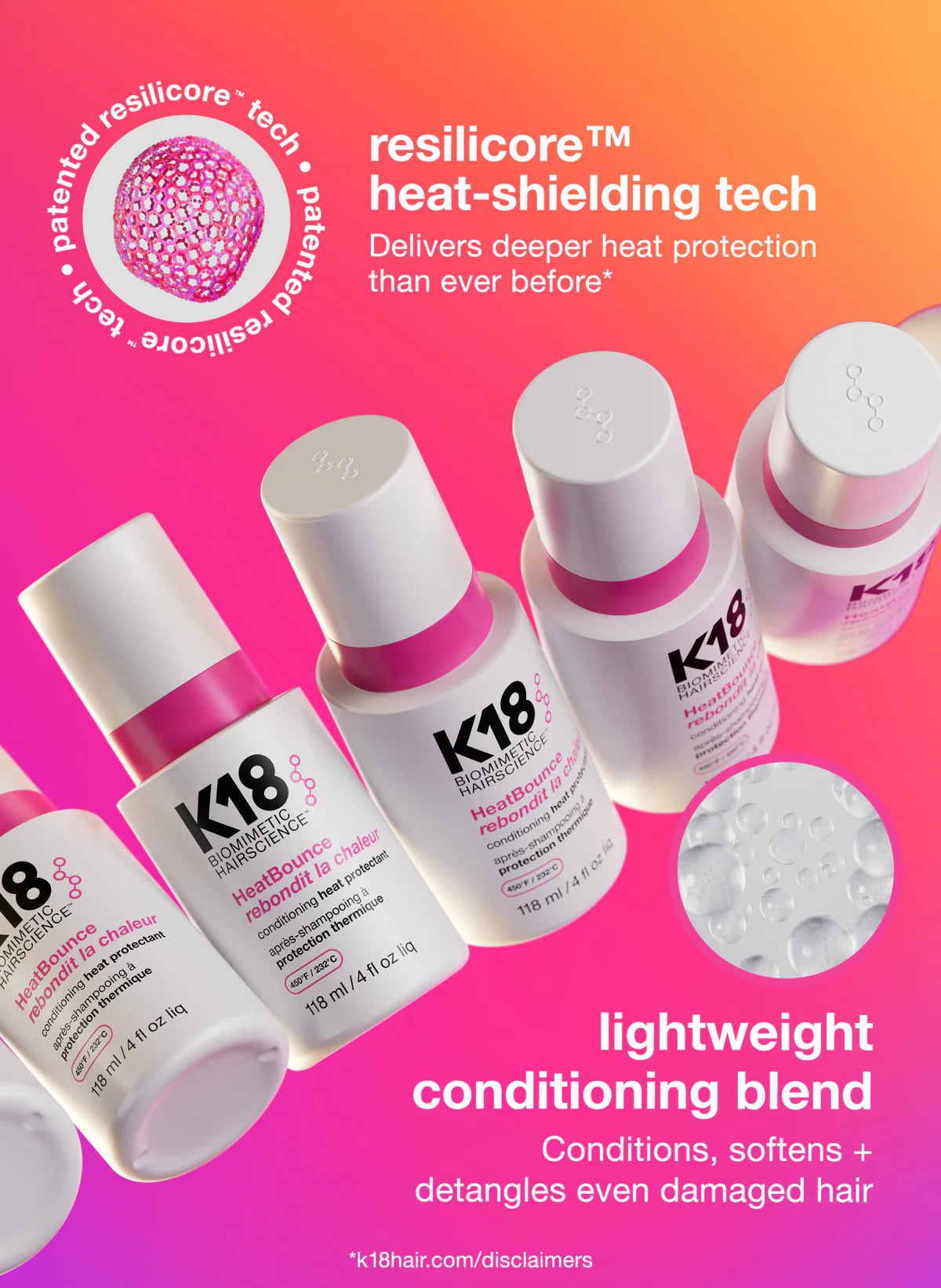 K18™ Biomimetic HairScience Heat Bounce