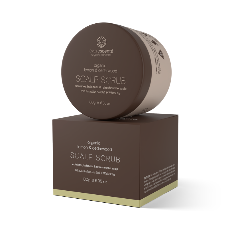 EverEscents Organic Lemon & Cedarwood Scalp Scrub 180g