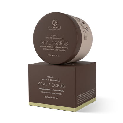 EverEscents Organic Lemon & Cedarwood Scalp Scrub 180g