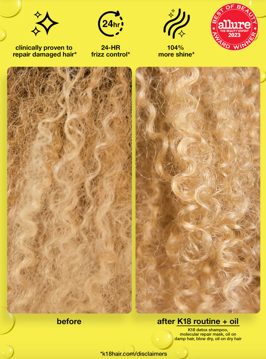 K18 Molecular Repair Hair Oil