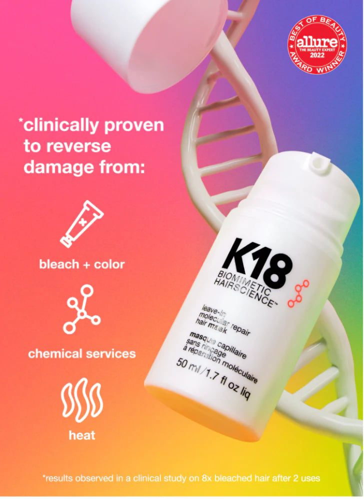 K18Peptide™ leave-in molecular repair hair mask