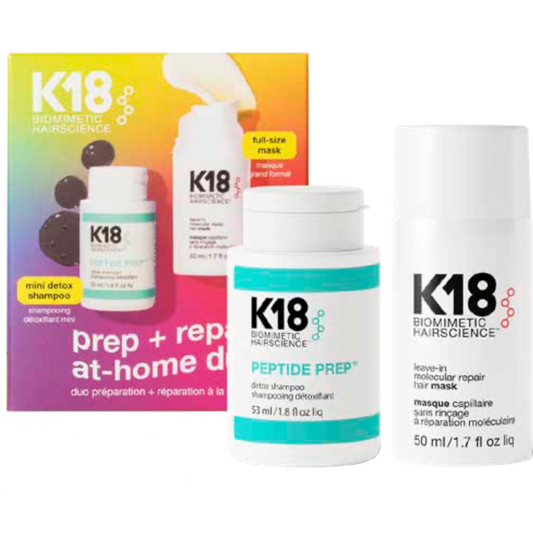 K18 Prep + Repair At-Home Duo