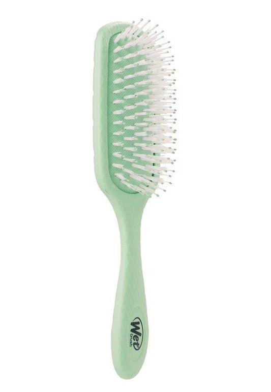 Wet Brush Go Green Tea Tree Oil Infused Treatment & Shine Brush - Green