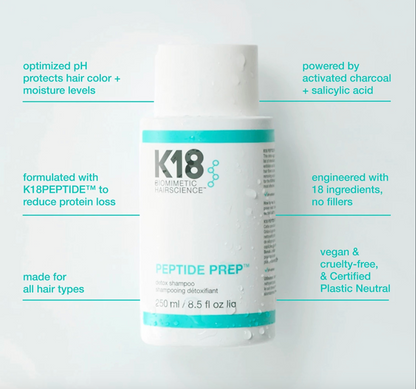 K18 PEPTIDE PREP™ detox shampoo